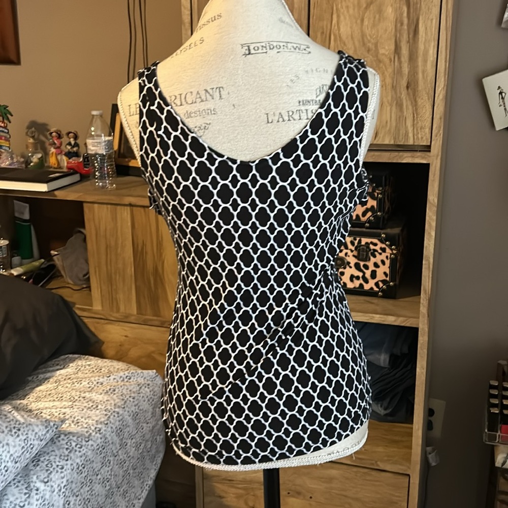 Merona Ruffled Tank Top - Small - Picture 3 of 5